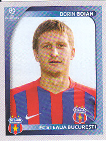 Dorin Goian Steaua Bucuresti samolepka UEFA Champions League 2008/09 #504